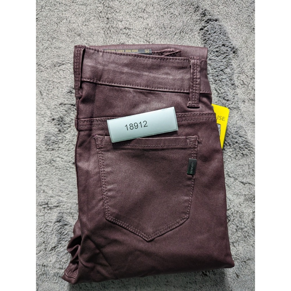 1822 Denim High Rise Ankle Skinny Pants Women's Size 25 Purple - Picture 13 of 13